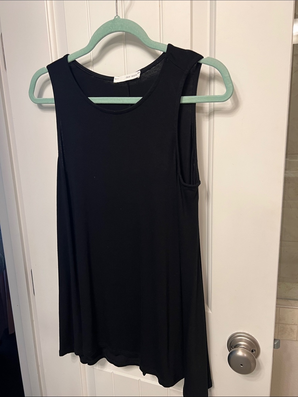 Black Women’s Sleeveless Tank Top - Classic Fit
